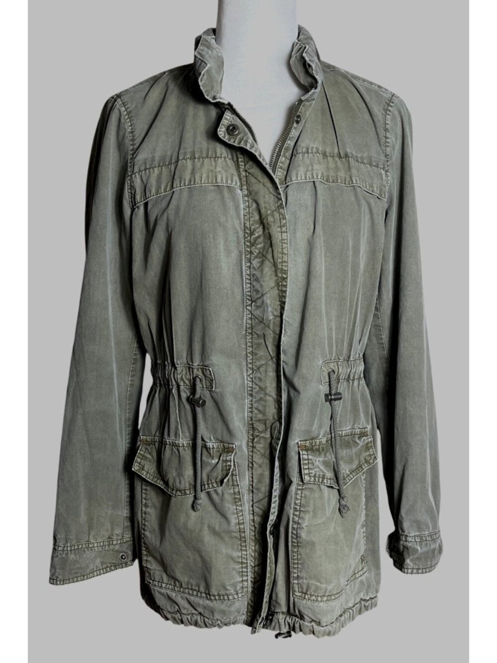 Military Inspired GH Bass Utility Jacket Gorpcore Outdoors Rugged Chore Wom S